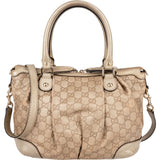 Gucci Gold Guccissima Leather Sukey Handbag