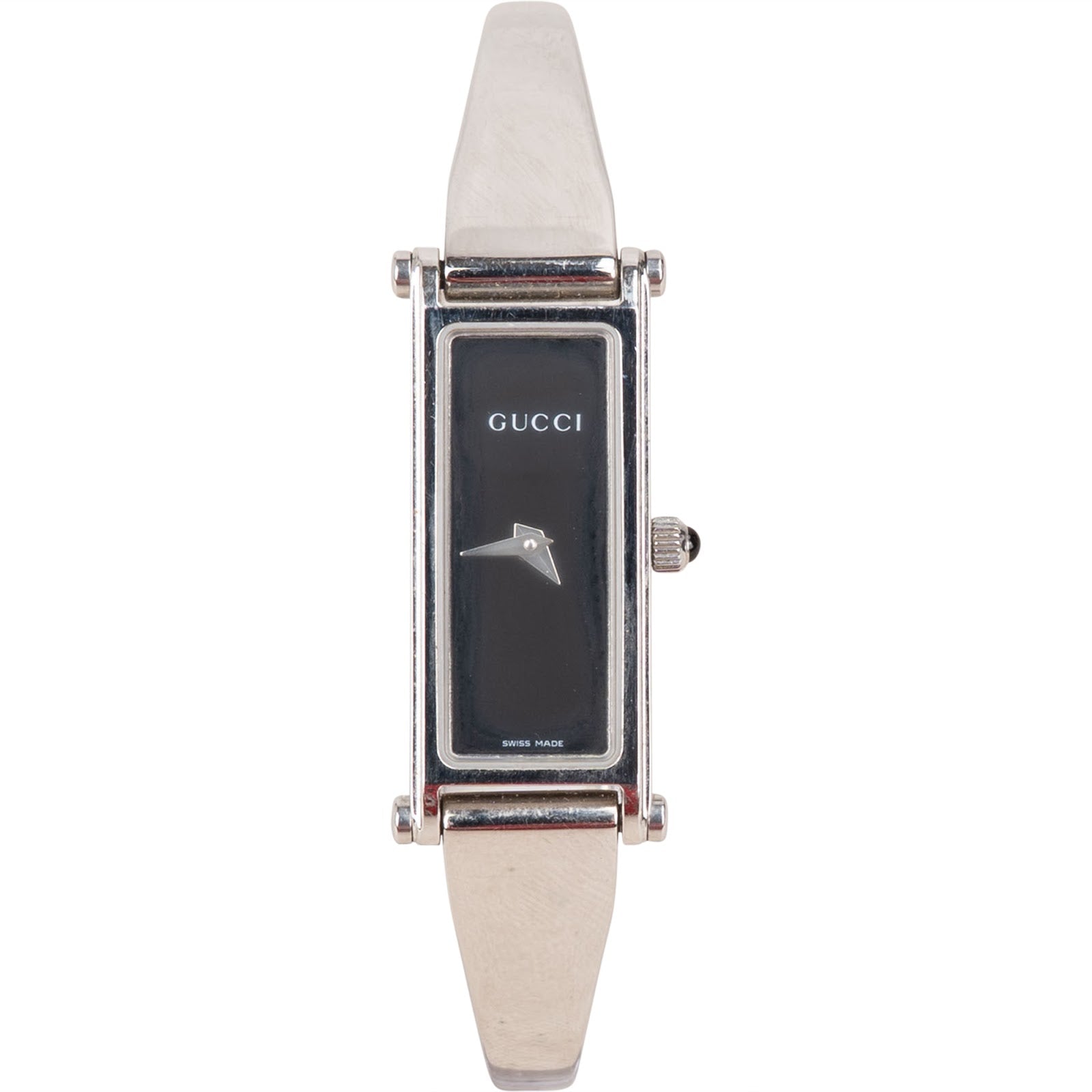 Gucci Silver Tone 1500L Women Watch - vintageandkickz