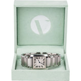Cartier Stainless Steel Tank Française 2301 Women Watch - vintageandkickz