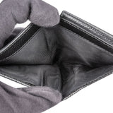Prada Saffiano Corner Leather Small Vertical Bifold Wallet