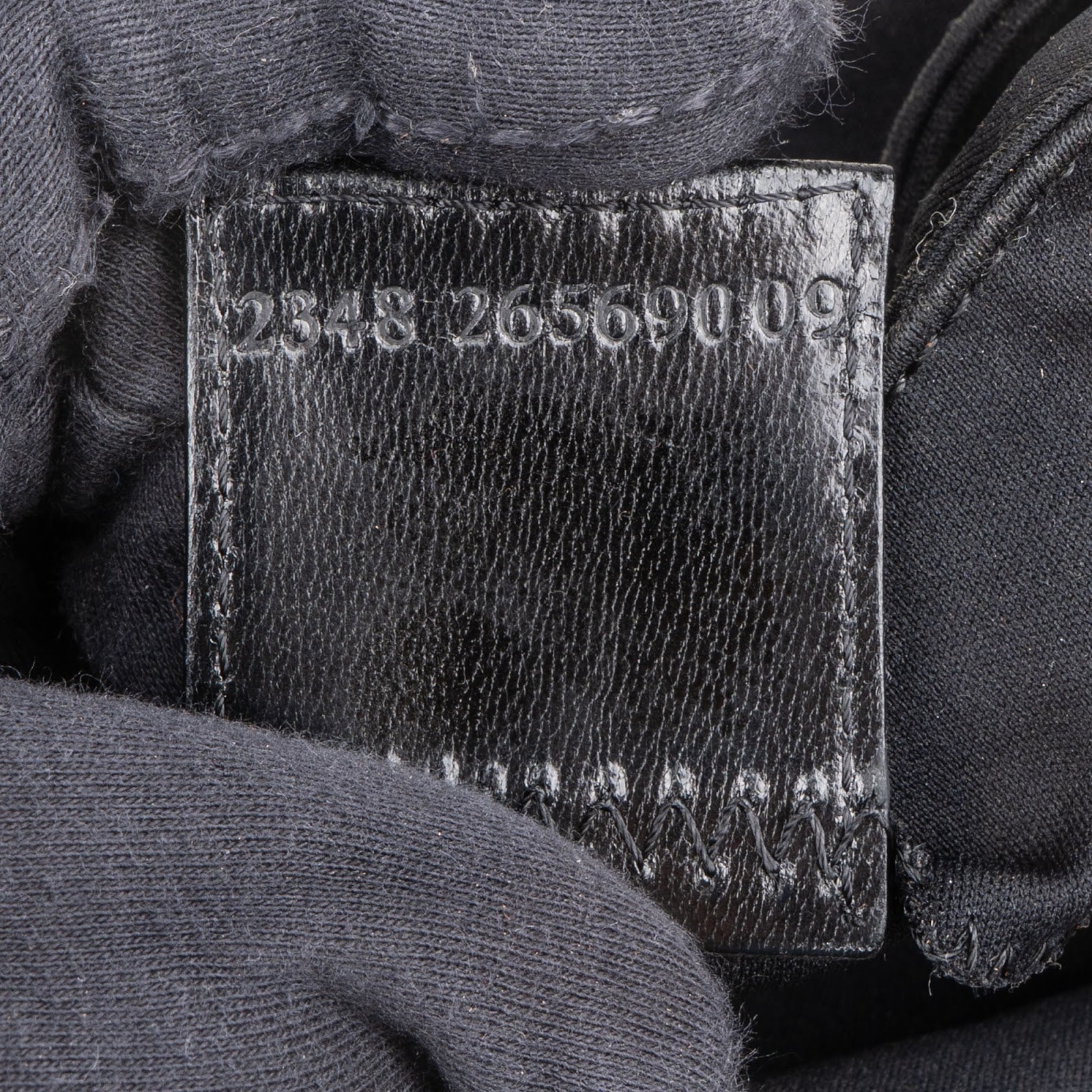 Fendi Black Jersey Mama Baguette Shoulder Bag - vintageandkickz