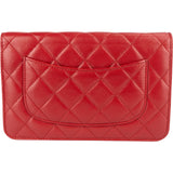 Chanel Quilted Lambskin Wallet on Chain Crossbody Bag - vintageandkickz