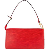 Louis Vuitton Red Epi Leather Pochette Accessoires Handbag
