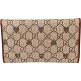 Gucci Monogram GG Supreme Canvas Heart Continental Wallet