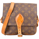 Louis Vuitton Monogram Canvas Cartouchiere MM Crossbody Bag - vintageandkickz