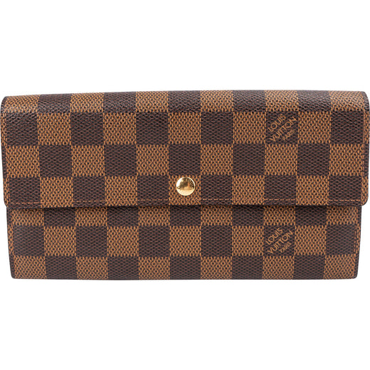 Louis Vuitton Monogram Damier Ebene Sarah Wallet
