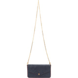 Louis Vuitton Leather Monogram Empreinte Félicie Pochette Crossbody Bag