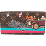 Louis Vuitton Monogram Canvas Limited Christmas Animation Illustre Evasion Sarah Wallet