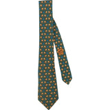 Hermès Snail Pattern Silk Tie Krawatte