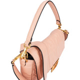 Fendi Embossed Monogram FF Leather Baguette Shoulder Crossbody Bag