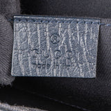 Gucci Blue Leather Monogram GG Supreme Web Belt Crossbody Bag