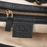 Gucci Grained Leather Soho Chain Tote Crossbody Bag