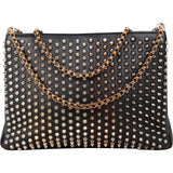 Christian Louboutin Leather Paloma S Spikes Crossbody Bag