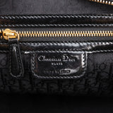 Christian Dior Quilted Patent Leather Lady Dior Handbag - vintageandkickz