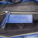 Balenciaga Blue Leather City Handbag
