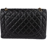 Chanel Quilted Lambskin Maxi Single Flap Crossbody Bag
