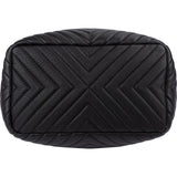 Chanel Chevron Leather Drawstring Crossbody Bag