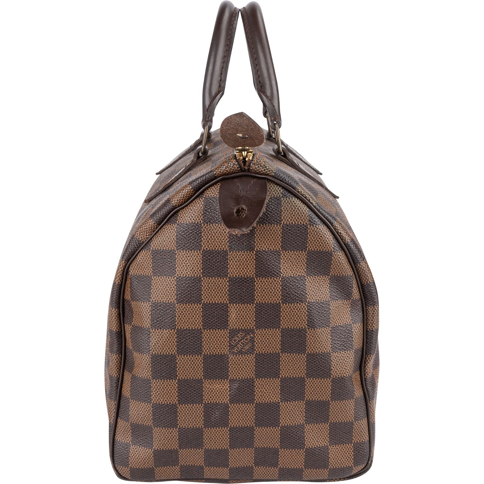 Louis Vuitton Monogram Damier Ebene Speedy 30 Handbag - vintageandkickz