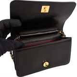 Chanel Quilted Lambskin 24K Gold Single Flap Shoulder Bag