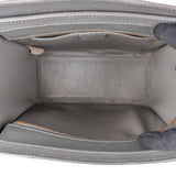 Céline Grey Leather Luggage Handbag