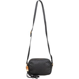 Gucci Guccissima Leather Bamboo Tassel Camera Crossbody Bag