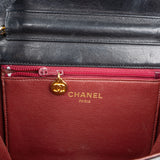Chanel Quilted Lambskin CC Single Flap Shoulder Bag