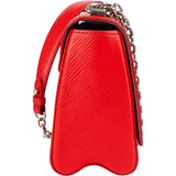 [🔄️B08 / F34] Louis Vuitton Red Epi Leather Twist MM Crossbody Bag - vintageandkickz