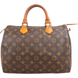 Louis Vuitton Monogram Canvas Speedy 30 Handbag