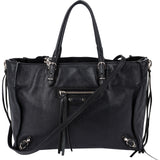 Balenciaga Black Grained Leather Small City Side Zip Tote Handbag