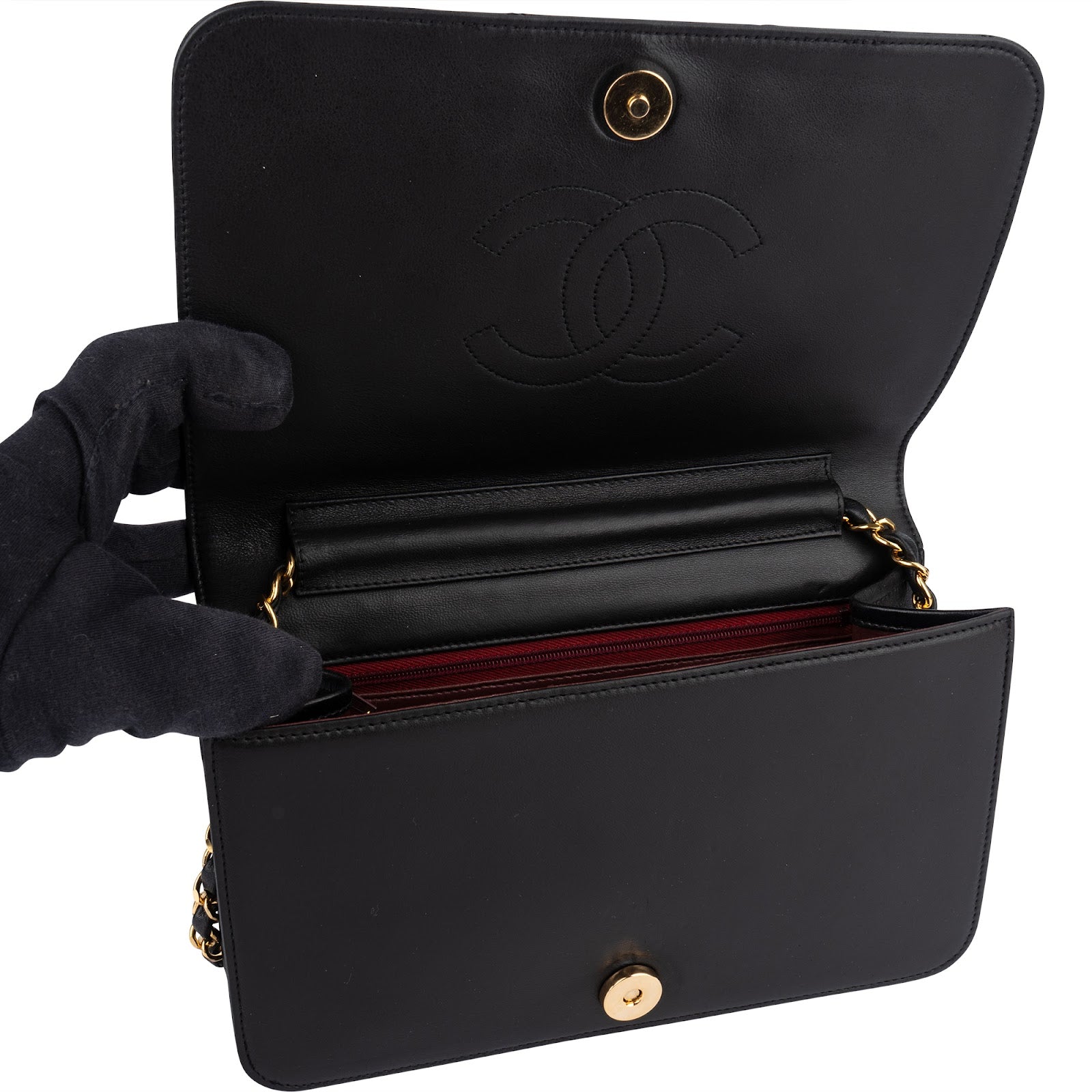 [🔄️B21 / F05] Chanel Quilted Lambskin Medium Single Flap Crossbody Bag - vintageandkickz