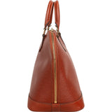 Louis Vuitton Cognac Epi Leather Alma PM Handbag