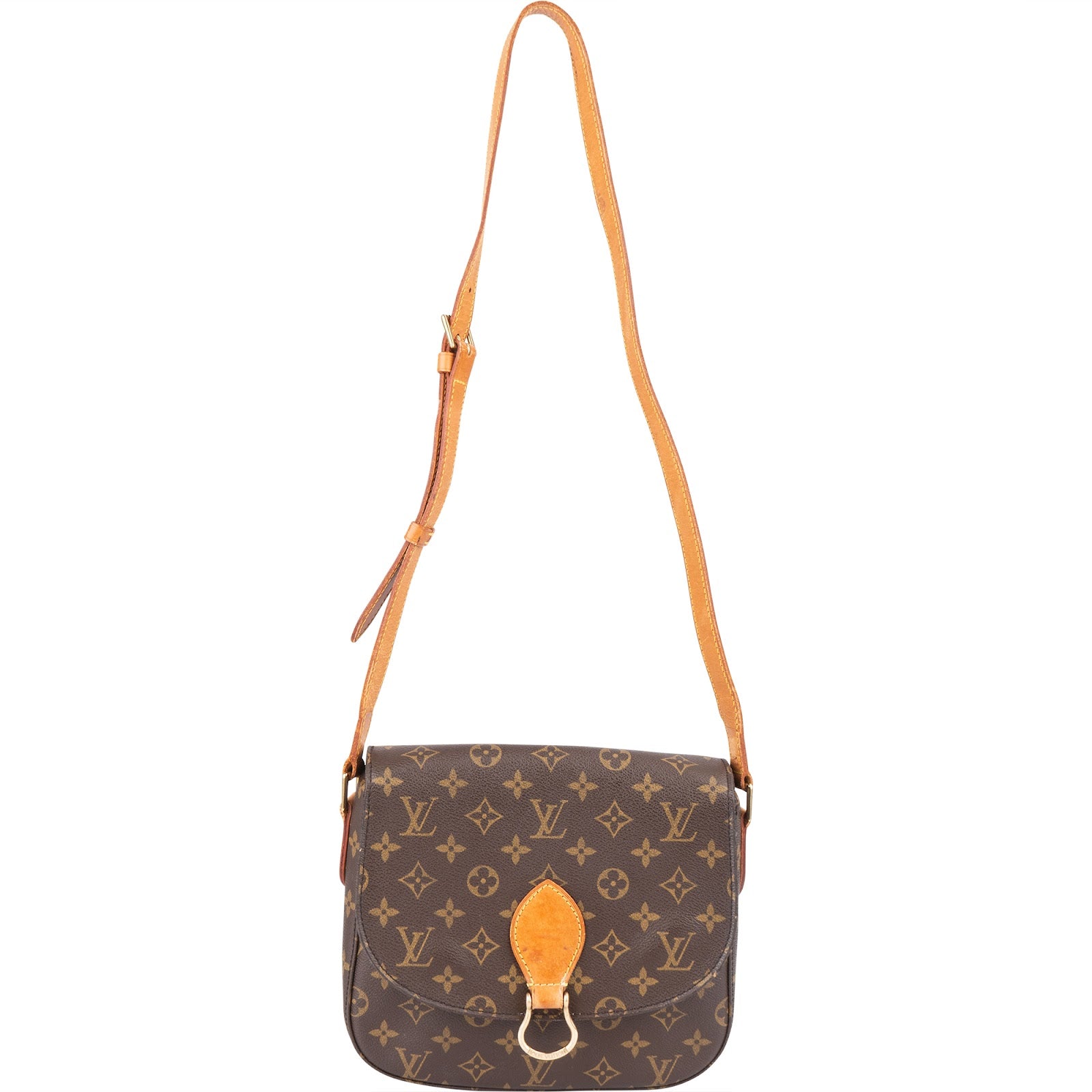 [🔄️B08 / F20] Louis Vuitton Monogram Canvas Saint Cloud Crossbody Bag - vintageandkickz