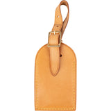 [🔄️B10 / F69] Louis Vuitton Vachetta Leather Luggage Tag - vintageandkickz