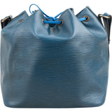 Louis Vuitton Blue Epi Leather Sac Noé Petit Shoulder Bag