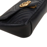 Gucci Chevron Leather GG Marmont Camera Crossbody Bag