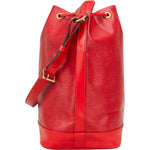 Louis Vuitton Red Epi Leather Sac Noé Grande Shoulder Bag - vintageandkickz