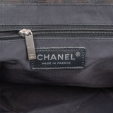 Chanel Dark Brown Monogram New Travel Line Small Tote Shoulder Bag