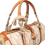 Christian Dior Monogram Trotter Canvas Romantique Boston Handbag