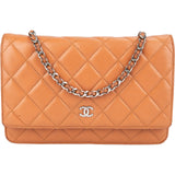 Chanel Quilted Caviar Leather Wallet On Chain Crossbody Bag