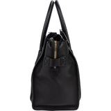 Celine Black Leather Luggage Handbag