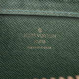 Louis Vuitton Green Taiga Leather Baikal Clutch Bag