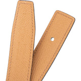 Hermès Multicolor Leather 2023 Gamma H Reversible Belt (70)