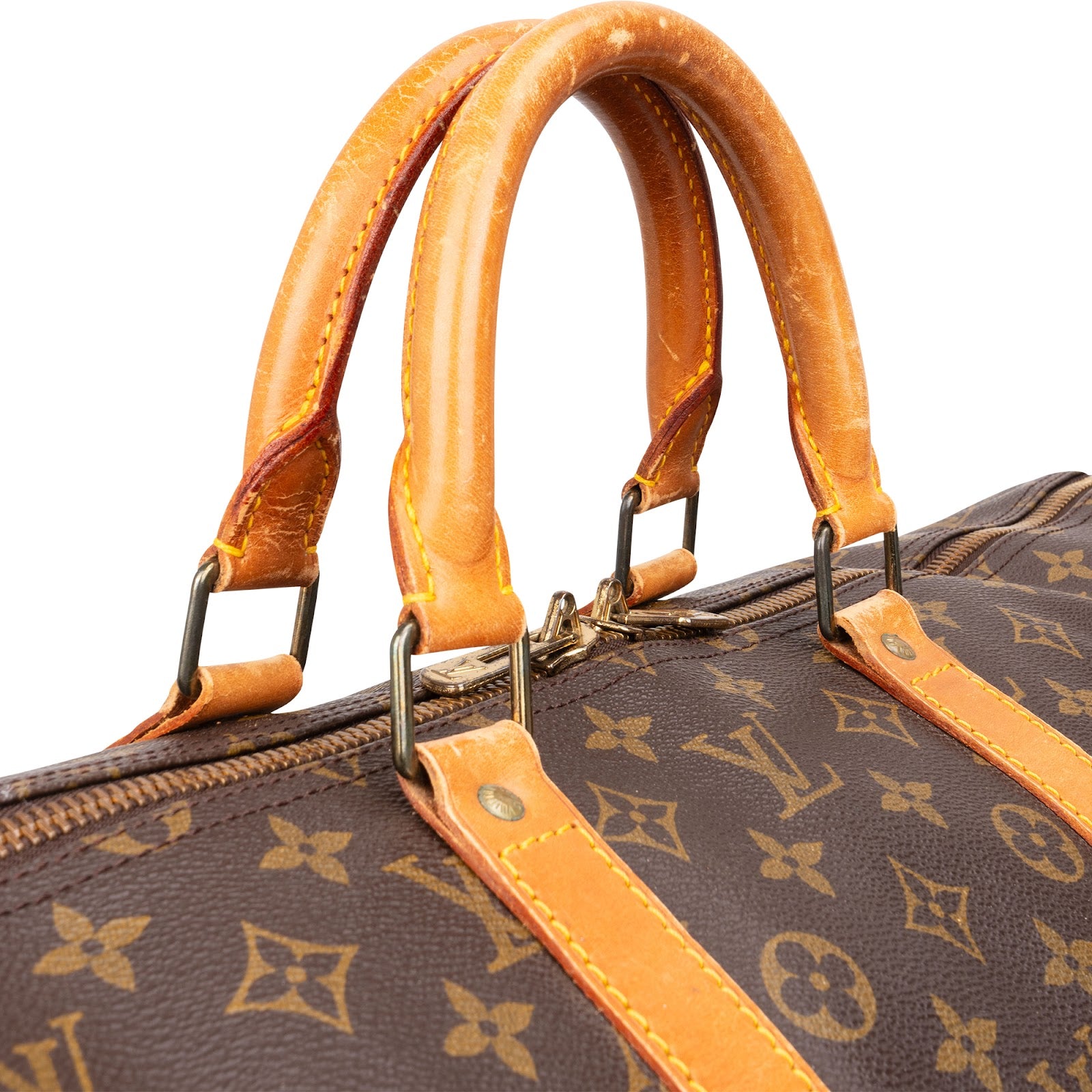 [🔄️B07 / F31] Louis Vuitton Monogram Canvas Keepall 55 Travel Bag - vintageandkickz