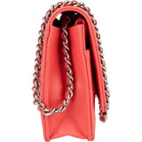 Chanel Caviar Leather CC Wallet On Chain Crossbody Bag - vintageandkickz