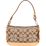 Coach Signature Monogram Pochette Handbag