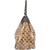 Gucci Monogram GG Coated Canvas Abbey D-Ring Hobo Shoulder Bag