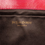 Saint Laurent Crinkled Patent Leather Belle De Jour Clutch