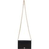 Gucci Grained Leather GG Wallet On Chain Crossbody Bag