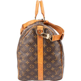 Louis Vuitton Monogram Canvas Keepall 50 Bandoulière Travel Bag