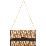 Christian Dior Monogram Oblique Canvas Vintage Chain Shoulder Bag